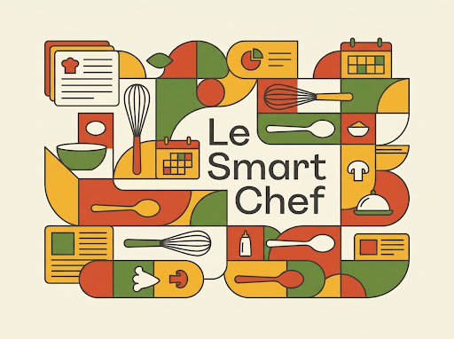 Recipe and meal planning illustration